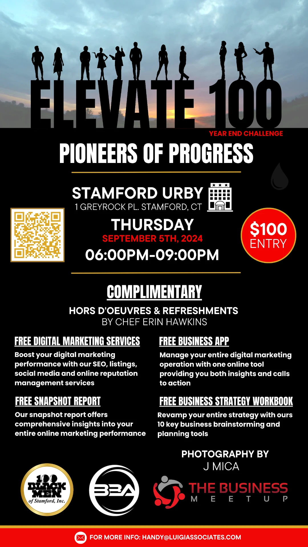 Elevate 100 — Stamford — flyer