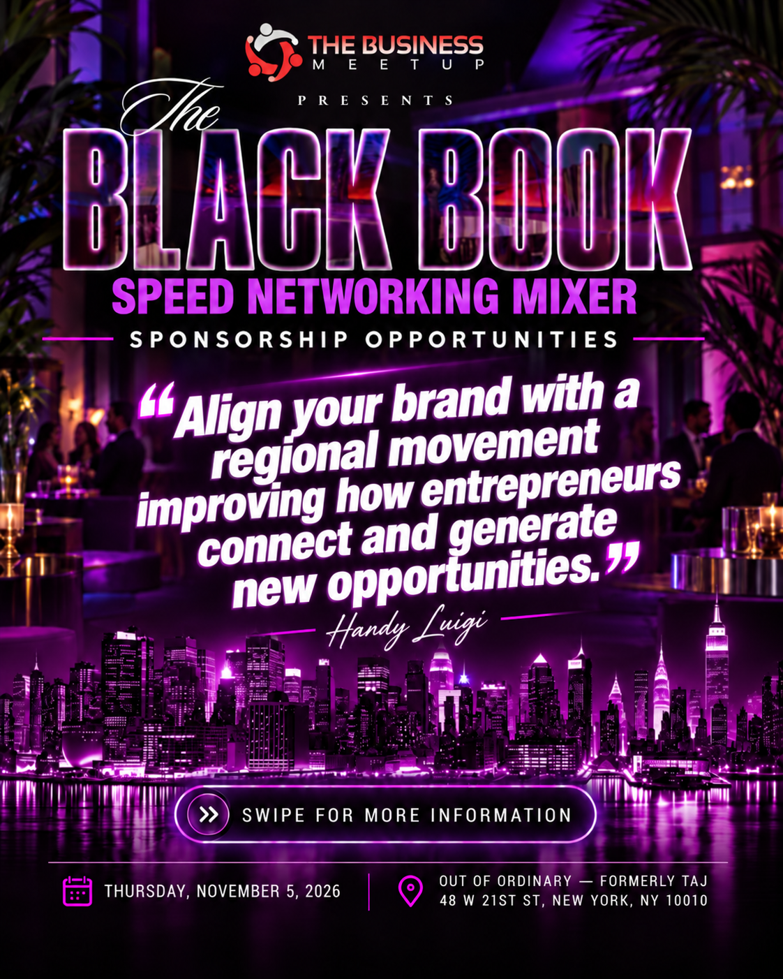 The Black Book of NYC sponsorship opportunities cover