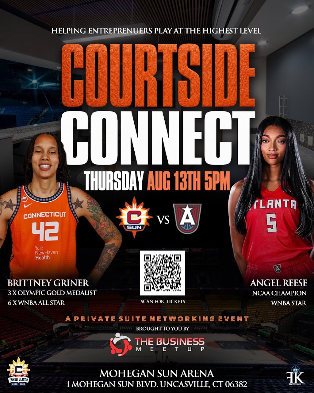Courtside Connect at Mohegan Sun Arena